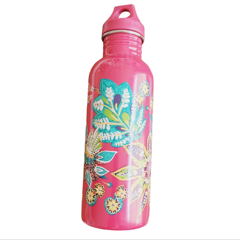 Vera Bradley Rumba Fuschia Floral (2017 retired pattern) 25 oz water bottle